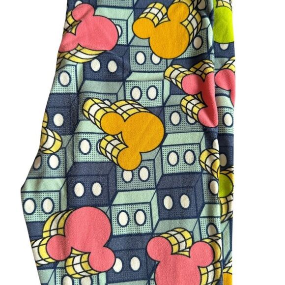 Lularoe Tween Girls L/XL Bundle of 4 Leggins various Disney prints - Picture 9 of 11